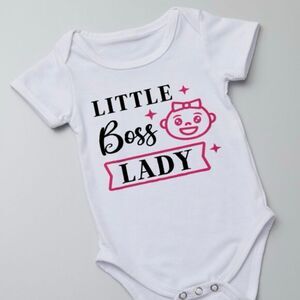 Little boss Baby Onesie – Cute Baby Onesie NWT made to order baby shower gift ne